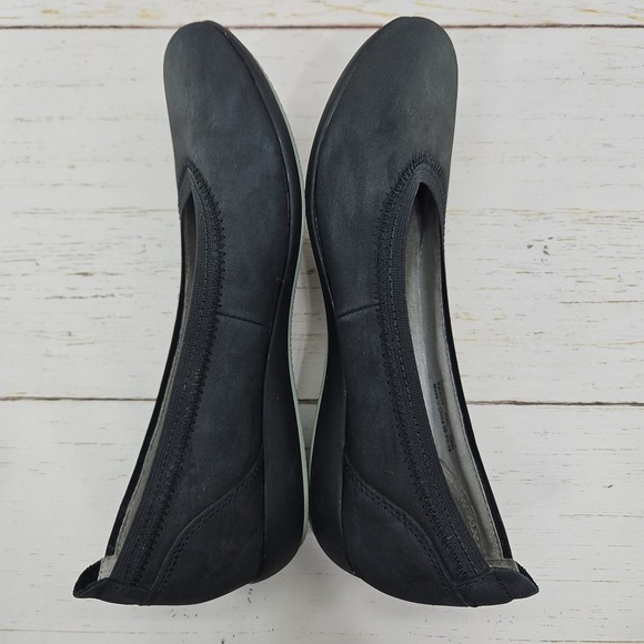 Dansko Womens Kristen Black Nubuck Leather Ballet Flats Slip On Shoes EU 37 US 7 - Picture 7 of 10